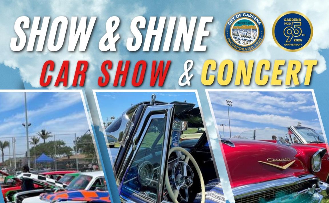 Gardena Show and Shine partial flyer July 2026